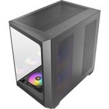 Antec C5 ARGB midi tower behuizing Zwart | 1x USB-A | 1x USB-C | Tempered Glass