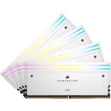 Corsair 64 GB DDR5-6400 Quad-Kit werkgeheugen Wit, CMP64GX5M4B6400C32W, Dominator Titanium RGB, XMP