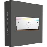 Corsair 64 GB DDR5-6400 (4x 16 GB) Quad-Kit werkgeheugen Wit, CMP64GX5M4B6400C32W, Dominator Titanium RGB, XMP