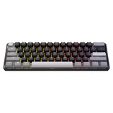 Corsair CLIPPER PRO MINI 60 Hall Effect Gaming Keyboard Zwart, US lay-out (QWERTY), Corsair MGX Hyperdrive, 60%, RGB