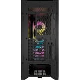 Corsair iCUE 5000D RGB AIRFLOW midi tower behuizing Zwart | 2x USB-A | 1x USB-C | RGB | Tempered Glass