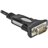 DeLOCK USB-A 2.0 naar 9-pin serieel (RS-232) adapterkabel Zwart, 3 meter