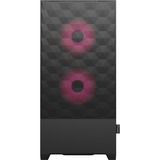 Fractal Design Pop Air RGB Magenta Core TG Clear Tint midi tower behuizing Zwart/magenta | 2x USB-A | RGB | Window