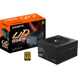 GIGABYTE GP-UD850GM PG5 850W voeding  Zwart, 3x PCIe, Kabel-Management