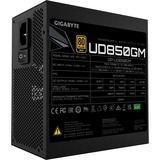 GIGABYTE GP-UD850GM PG5 850W voeding  Zwart, 3x PCIe, Kabel-Management