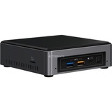 Intel® NUC 7 - NUC7i3BNK mini-pc Zilver/zwart | Core i3-7100U | HD Graphics 620 | 8 GB | 120 GB SSD