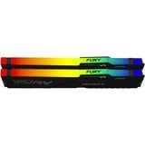 Kingston FURY Beast RGB 16 GB DDR5-5200 (2x 8 GB) werkgeheugen Zwart, KF552C40BBAK2-16, XMP 3.0