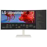 LG UltraWide 38BR85QC 37.5" curved monitor Wit, 144Hz, HDMI, DisplayPort, USB-C, LAN, Audio