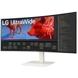LG UltraWide 38BR85QC 37.5" curved monitor Wit, 144Hz, HDMI, DisplayPort, USB-C, LAN, Audio