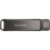 SanDisk iXpand Luxe 128 GB usb-stick Zwart, USB Type-C, Apple Lightning Connector