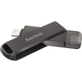 SanDisk iXpand Luxe 128 GB usb-stick Zwart, USB Type-C, Apple Lightning Connector