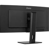 iiyama ProLite XCB3497WQSNP-B1 34" Curved UltraWide monitor Zwart, HDMI, DisplayPort, USB-C, LAN, Adaptive Sync