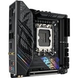 ASUS ROG STRIX B760-I GAMING WIFI socket 1700 moederbord Zwart, RAID, 2.5 Gb-LAN, Wi-Fi 6E, BT 5.3, Sound, Mini-ITX