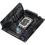 ASUS ROG STRIX B760-I GAMING WIFI socket 1700 moederbord Zwart, RAID, 2.5 Gb-LAN, Wi-Fi 6E, BT 5.3, Sound, Mini-ITX