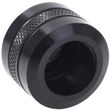 Alphacool Eiszapfen PRO 16 mm HardTube Fitting G1/4 - Deep Black verbinding Zwart
