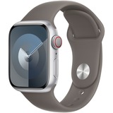 Apple Sportbandje - Klei (41 mm) - S/M armband Donkergrijs