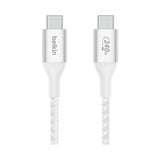 Belkin BoostCharge USB-C kabel Wit, 1 meter, 240 W