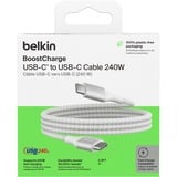 Belkin BoostCharge USB-C to USB-C Cable 240W kabel Wit, 1 meter