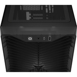 Corsair 3200D RS Smoke midi tower behuizing Donkergrijs | 1x USB-A | 1x USB-C | Tempered Glass