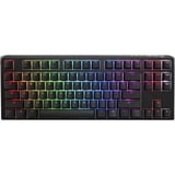 Ducky One 3 RGB TKL, gaming toetsenbord Zwart/zilver, BE Lay-out, Cherry MX RGB Red, RGB leds, TKL, ABS