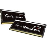 G.Skill 32 GB DDR5-4800 (2x 16 GB) Kit laptopgeheugen Zwart, F5-4800S3434A16GX2-RS, Ripjaws, XMP