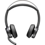 HP Poly Voyager Focus 2 USB-C on-ear headset Zwart, Bluetooth