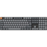 Keychron K5 Max-H1Z RGB mechanisch toetsenbord Grijs, BE lay-out (AZERTY), Gateron Low Profile 2.0 Mechanical Red, 100%, Double-shot PBT, Hot-swappable, Bluetooth, 2.4GHz