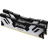 Kingston FURY 32 GB DDR5-6000 Kit werkgeheugen Zwart/zilver, KF560C32RSK2-32, Renegade Silver, XMP