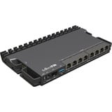 MikroTik Heavy-duty RB5009 router (RB5009UPr+S+IN) Zwart, Marvell ARMADA 7040 CPU, PoE, SFP+