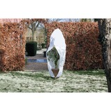 Nature Winterafdekhoes met rits, 70 g/m² afdekking Wit, Ø 200 cm