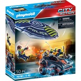 City Action - Politieparachute: achtervolging van het amfibievoertuig Constructiespeelgoed