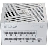 Seasonic FOCUS-GX-850-V4 850W ATX3.0 voeding  Wit, 1x 12VHPWR, 3x PCIe, kabelmanagement