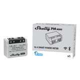 Shelly PM Mini Gen 3 energiebesparing Grijs, Bluetooth 4.2, WiFi