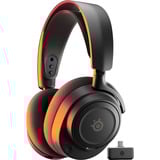 SteelSeries Arctis Nova 7P Wireless Gen 2 over-ear gaming headset Zwart, PlayStation 4, PlayStation 5, 2.4 GHz / Bluetooth