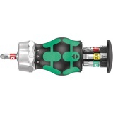 Wera Kraftform Kompakt Stubby Magazin RA 1, 6‑delig dopsleutel Zwart/groen