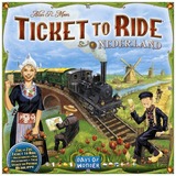 Asmodee Ticket to Ride - Nederland Bordspel Meertalig, Uitbreiding, 2 - 5 spelers, 30 - 60 minuten, Vanaf 8 jaar