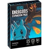 Asmodee Unstable Unicorns: Dragons Expansions pack Kaartspel Engels, Uitbreiding, 2 - 8 spelers, 30 - 45 minuten, Vanaf 14 jaar