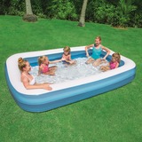 Bestway Familiebad rechthoek 305 zwembad Blauw/wit