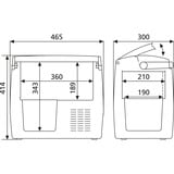 Dometic CoolFreeze CDF 18 koelbox Donkergrijs/lichtgrijs