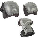 HUDORA Biomechanische Bescherming Set beschermers Zwart/grijs, 83031, Maat L