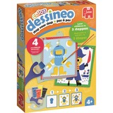 Jumbo Dessineo Color - Schilderen met sjablonen - Personages verfdoos