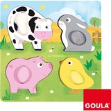 Jumbo Goula - Boerderijdieren voelpuzzel 4 stukjes