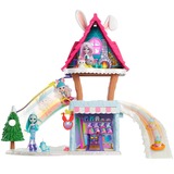 Mattel Enchantimals Skichalet met Bevy Bunny & Jump Speelset 