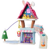 Mattel Enchantimals Skichalet met Bevy Bunny & Jump Speelset 