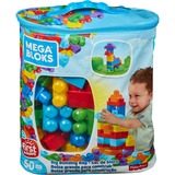 Mattel Mega Bloks First Builders - Big Building Bag (Classic), 60 stuks Constructiespeelgoed DCH55