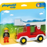 PLAYMOBIL 1.2.3 - Brandweerwagen met ladder Constructiespeelgoed 6967