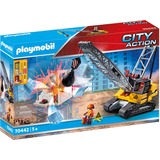 PLAYMOBIL City Action - Kabelgraafmachine met bouwonderdeel Constructiespeelgoed 70442