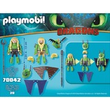 PLAYMOBIL Dragons - Schorrie en Morrie in vliegpak Constructiespeelgoed 70042