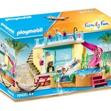 PLAYMOBIL Family Fun - Bungalow met zwembad Constructiespeelgoed 70435