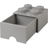 Room Copenhagen LEGO Brick Drawer 4 Grijs opbergdoos Grijs